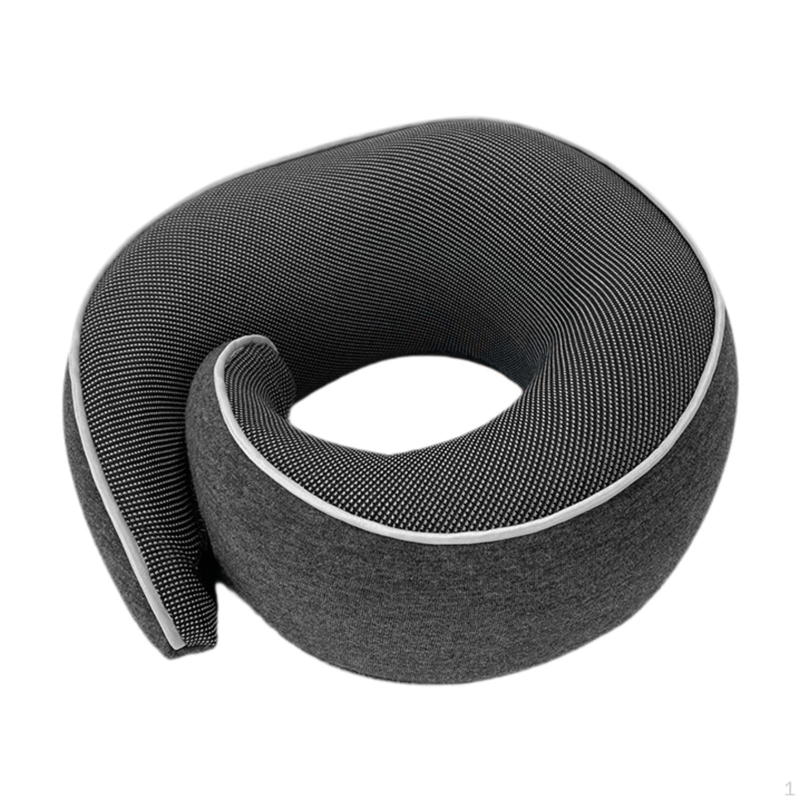 

Airplane Travel Pillow Ergonomic Neck Support for Relaxing Train Sleeping Deep Grey