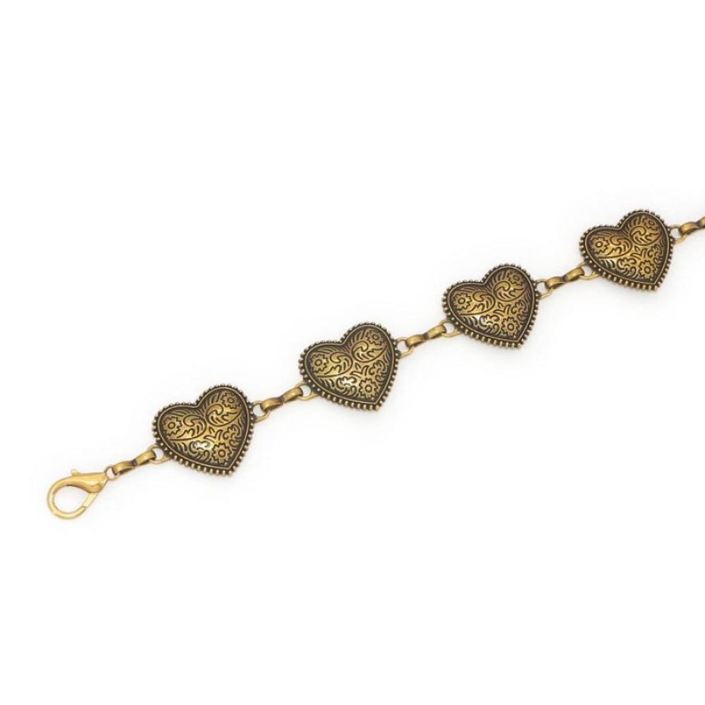 Luxury Design Meta Waist Chain Heart Shape Dress Waist Chain Casual Shirt Waist Chain