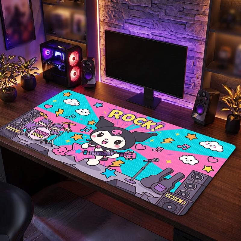 Big Mouse PadKuromi Extended Soft Desk Mat Gaming Office Computer Table Decor Mat