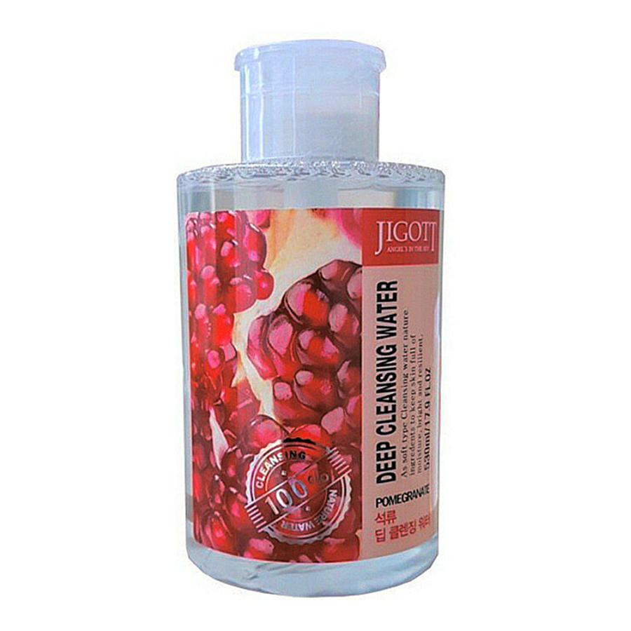 

JIGOTT POMEGRANATE DEEP CLEANSING WATER Очищающая вода с экстрактом граната, 530 мл,