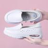 Flat Shoes Women Loafers Casual Slip on Nurse Shoes Women Outdoor Non Slip Soft Breathable White Work Shoe 2025