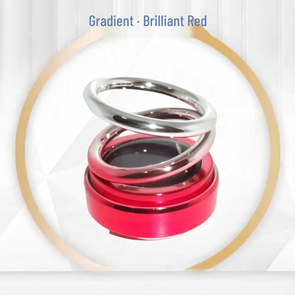 Solar-Powered Rotating Aromatherapy Car Perfume Decoration - Long-lasting, Light Fragrance