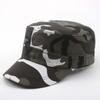 Neue verstellbare flache Oberseite Camouflage Hut Outdoor Sports Sonnenschutz Hut Sonnenschutz Baseball Cap Wanderkappe Militärische Trainingskappe