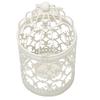 Tealight Lantern Hollow Pattern Decorative Metal Birdcage Candle Holder for Dining Table Wedding