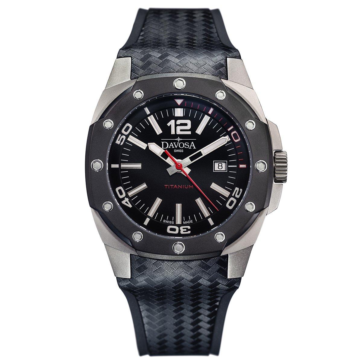

Watch Mechanical Automatic Titanium Titanium Automatic Black [Davosa] 161.561.55 Men s чорний