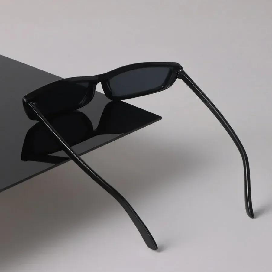 Klasické čtvercové sluneční brýle Dámské Pánské Minimalistická móda Ženské Mužské Retro Neformální