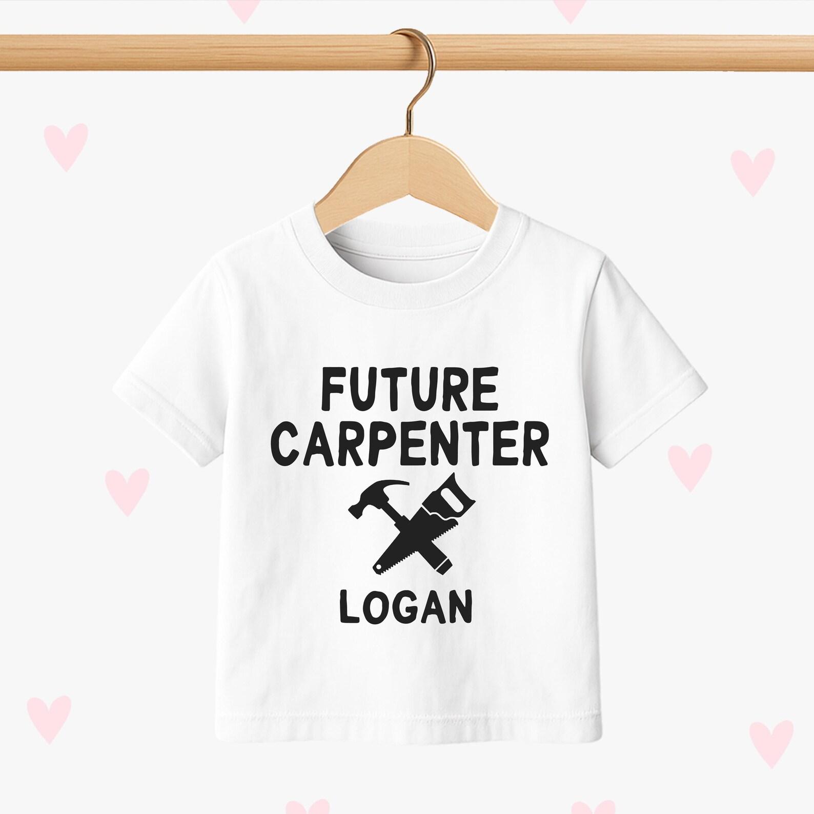 Carpenter Kids T-shirt: Personalized Mini Me Children s Tee 160