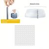 100Pcs Self Adhesive Door Stopper Rubber Damper Buffer Cabinet Bumpers Silicone Furniture Pads Cushion Protective Pads