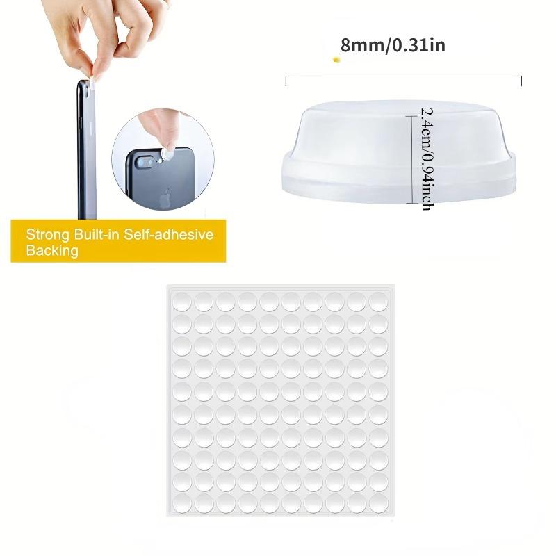 100Pcs Self Adhesive Door Stopper Rubber Damper Buffer Cabinet Bumpers Silicone Furniture Pads Cushion Protective Pads