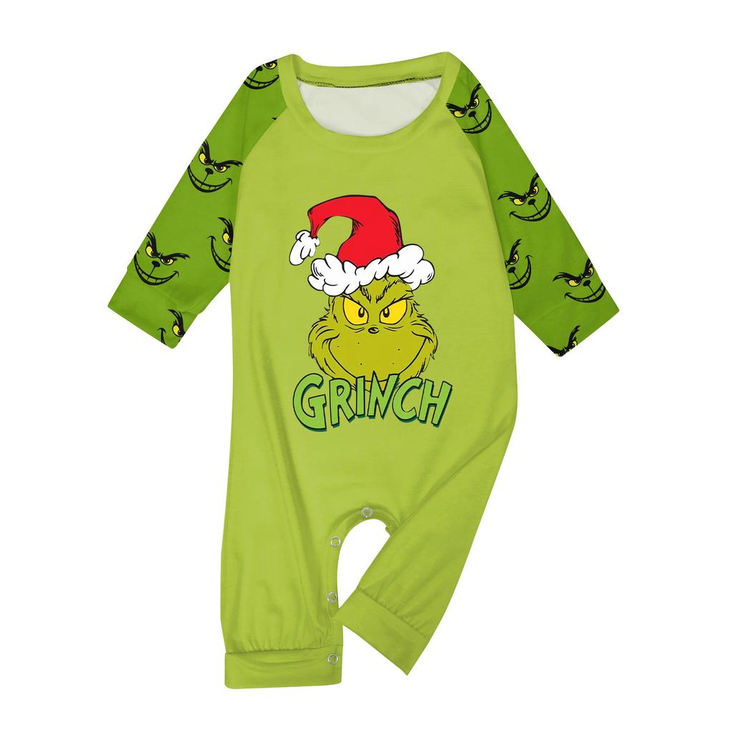 Christmas Prints Family Matching Long Sleeve Tops+Pants Set Family Matching Sets
