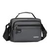Business Handbag Men's Shoulder Bag Large Capacity Multi-Layer Crossbody Bag
