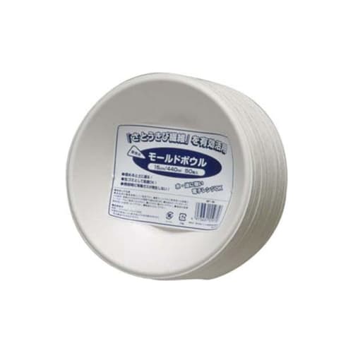 Shinwa Paper Plates/Molded Bowls, Commercial Use, 50-Pack, 15cm