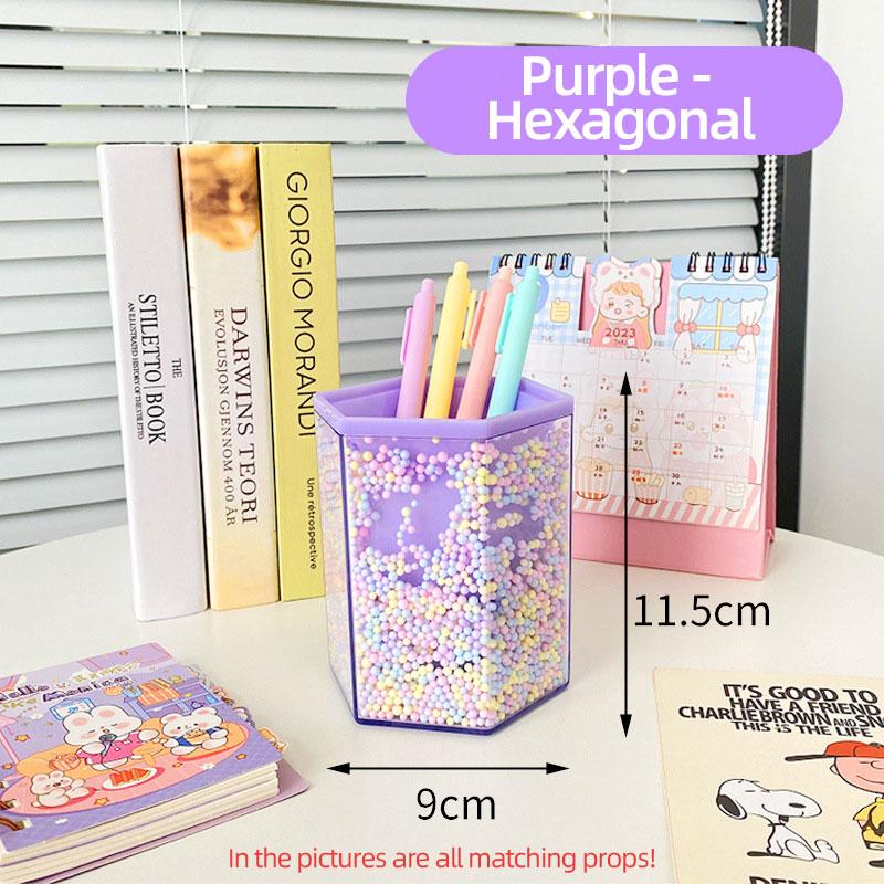 

Креативный держатель для ручек из пенопласта, пенал для канцелярских принадлежностей, органайзер для хранения кистей для макияжа, акриловые украшения в стиле украшения