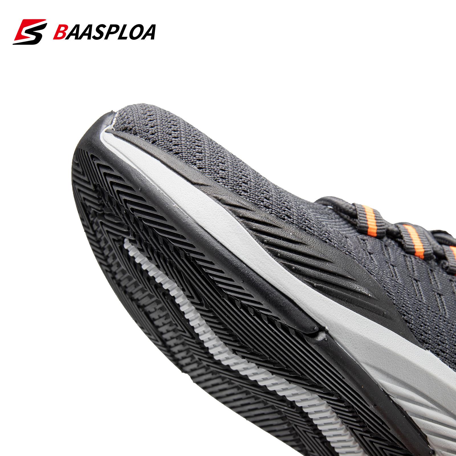 Baasploa мужские кроссовки легкие дышащие кроссовки износостойкие повседневные мужские — фото 8