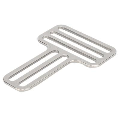 Edelstahl Tauchgewichtsgurt Halter T-Schnalle Verstellbarer Gewichtsgurt Stopper Schieber