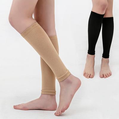 2 pièces/lot Bas Open Toe Élastiques Jusqu'au Genou Compression Mollet Veines Varices Traiter Modelage Pression Dégradée Bas Nylon
