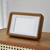 Custom Mortise and Tenon Photo Frame – Solid Black Walnut & Red Beech Wood, 67810/12 Inch, DIY Wood Frame