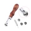 1pc Leathercraft Spacer Prägesystem Set Leder Nähen Design Werkzeug
