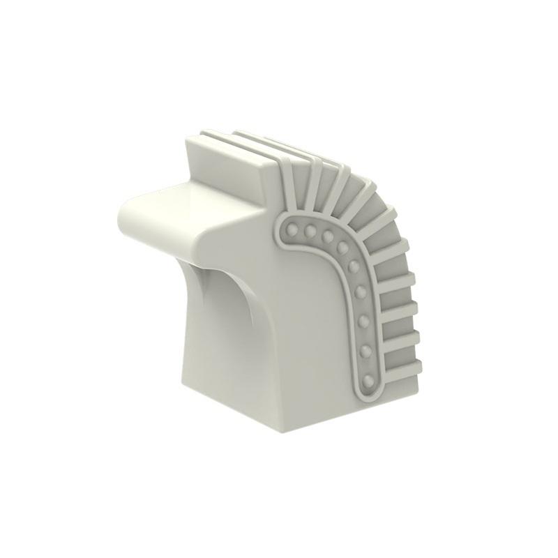 

MOC 10PCS 33176W Curved Spine Decoration Construction Blocks Special Wall Component Bricks Works With Particle Idea Playthings Children Gifts