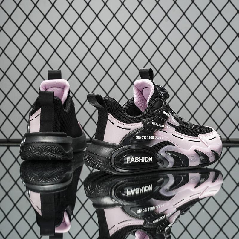 Boys' sneakers mesh breathable and lightweight 2025 summer new sneakers soft sole casual girls' dad shoes tide