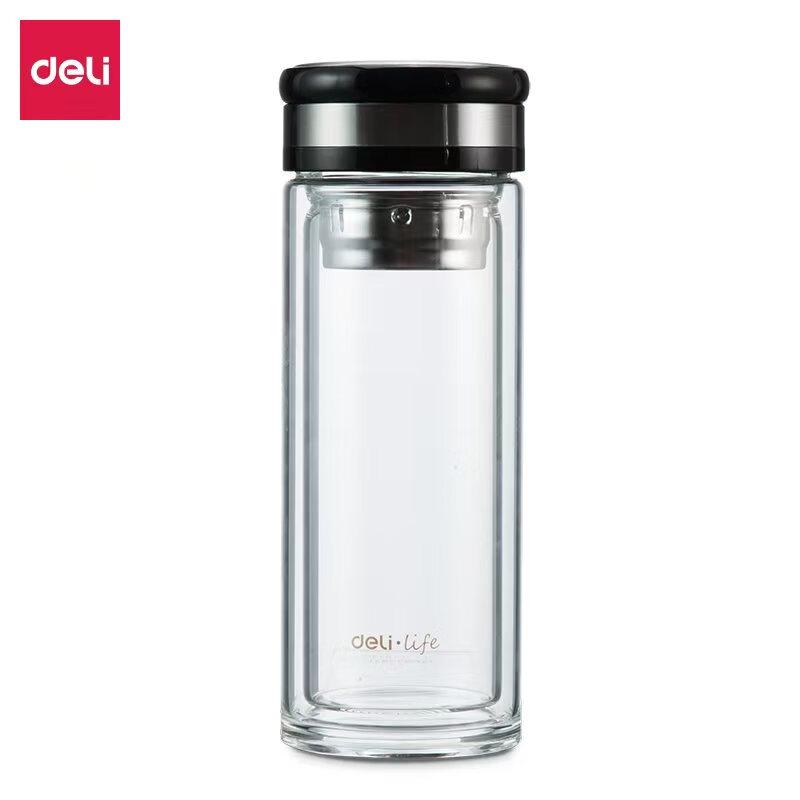 Deli Double-Layer Glass Cup