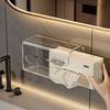 1PCWall-mounted Container  Simple Tissue Paper Storage Box For Bathroom Office Living Room Disposable Face Towel Storage