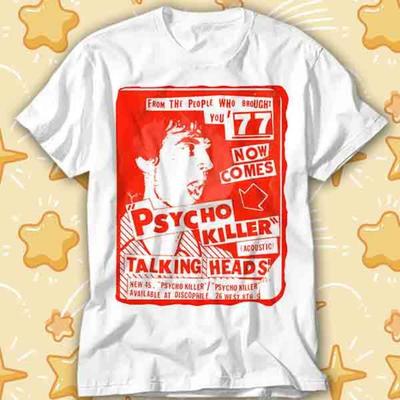 Talking Heads Psycho Killer Red Limited Edition T-Shirt 583
