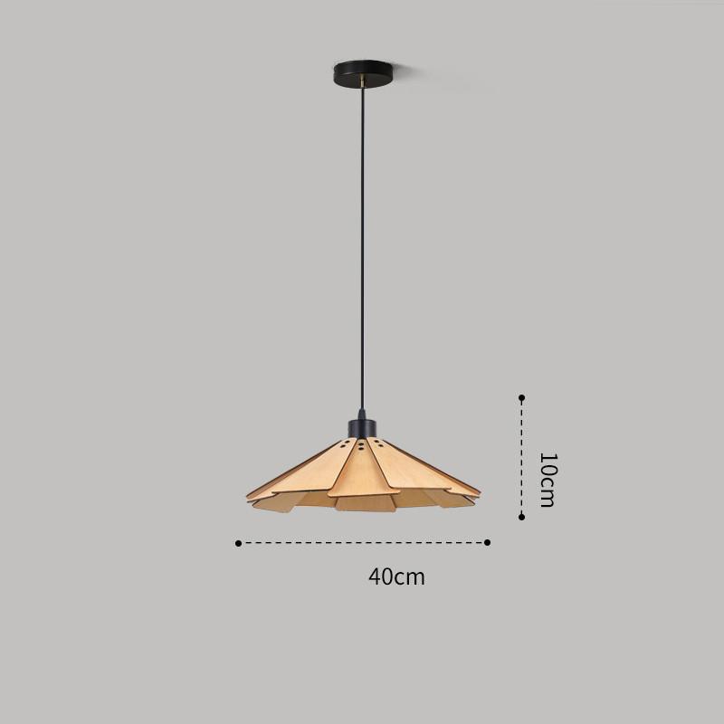 Adjustable Retro Ceiling Light Tea Room Lamp Balcony Pendant Light Dining Room Small High End Woodwork Chandelier