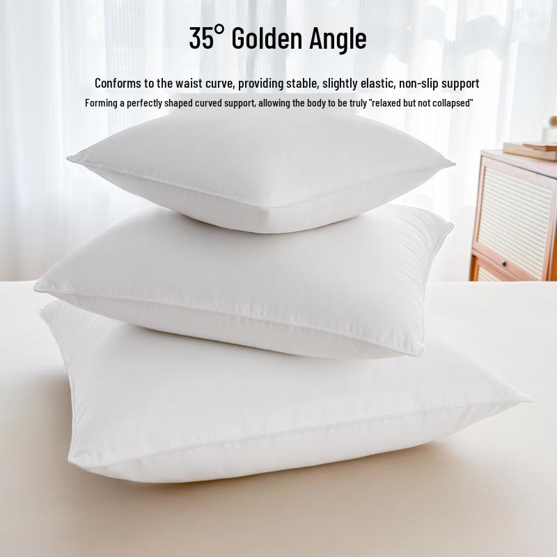 White Goose Down Pillow Insert for Sofa, Bed, Lumbar Support, and Office Use