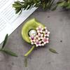 Nature Theme Corsage Pin Plant Shape Brooch Unique Pin Clothing Brooch Alloy Texture for Friendship and Celebration