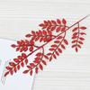 45Cm melon seed leaves, Christmas gold dust plastic leaves, Christmas tree photo frame European flower arrangement decorative bayberry leaves