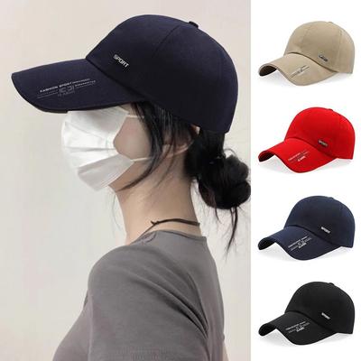 Haftowany Kapelusz Przeciwsłoneczny Oddychający Snapback Kapelusz Casualowy Daszek Bieganie