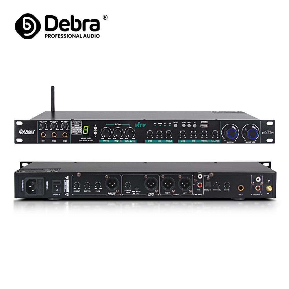 8DSP Bluetooth Reverb Professional Audio Processor: Preamp Effects & Anti-Feedback for Karaoke and Home Stage Singing