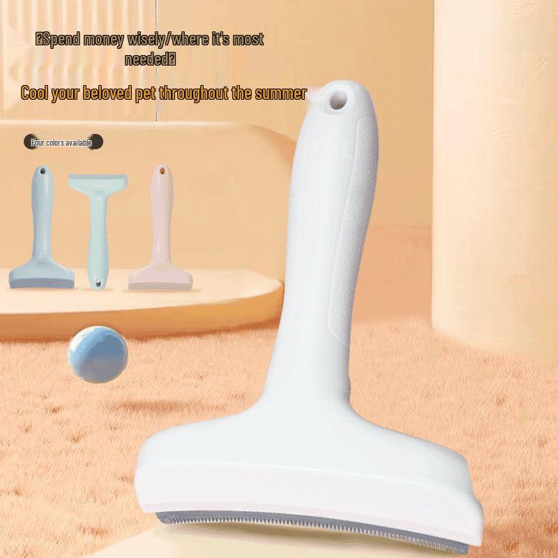 Pet Hair Thinning Tool: Curved Blade Comb for Detangling and Hair Cleaning Without Damage