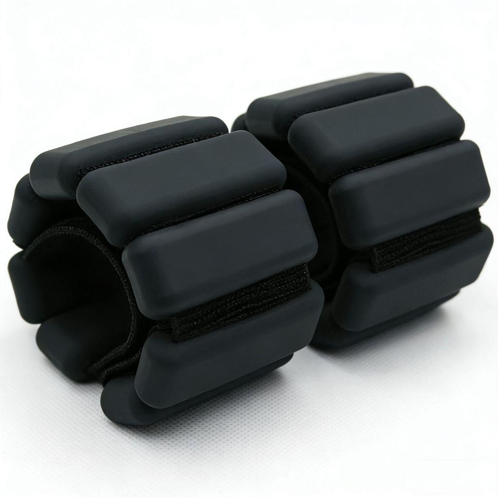 Silicone Weighted Wrist and Ankle Bands for Yoga and Fitness