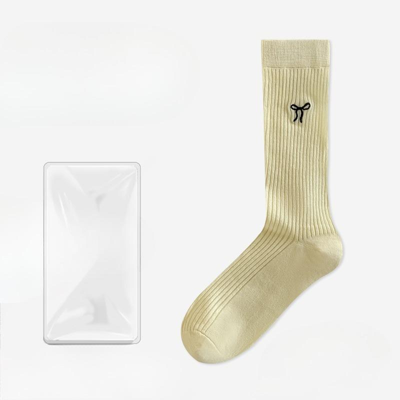 Women's Summer Cotton Breathable Deodorant Sweat Absorbing Tube Socks