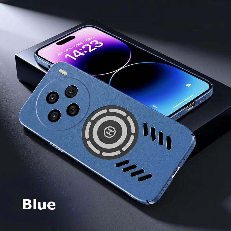 Für vivo X100 X100s X90 X90s X80 X70 Pro Plus Rock Sand Ice Magnetische Wärmeableitung Mattes Anti-Fingerabdruck-PC-Gehäuse Atmungsaktive Kühlabdeckungsschale