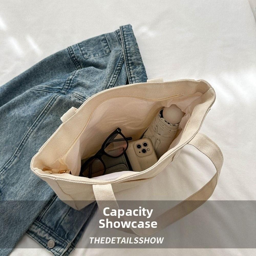 Comfortable Handle Hand-held Tote Bag Portable Single-shoulder Bag  College