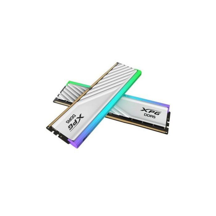 Memoria RAM ADATA 32GB DDR5 6000MHz LANCER BLADE RGB 2x16GB Blanco