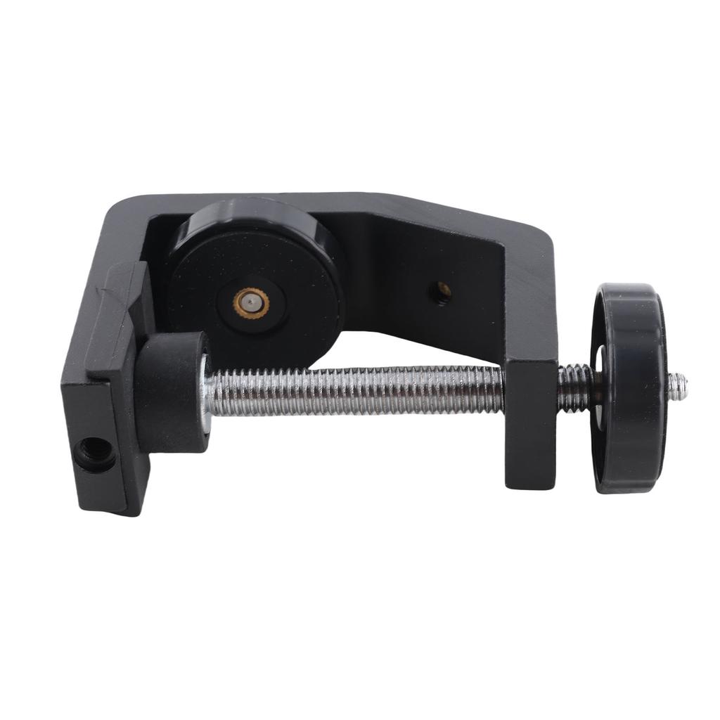 Large Aluminium Alloy Black C Clamp Mount Fixed Desktop Bracket for Flashlight Camera Tripod Photography