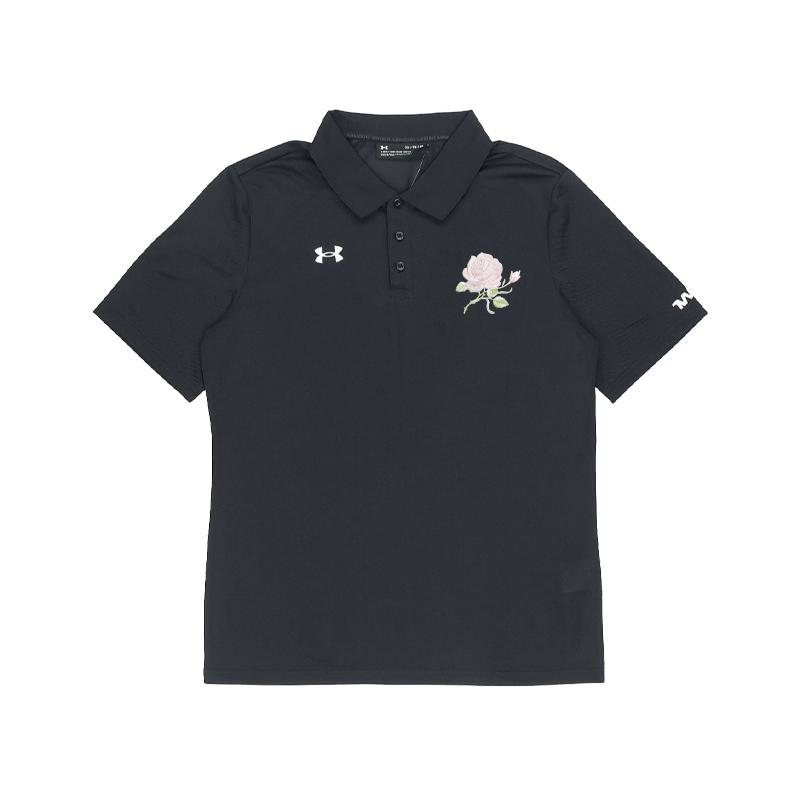 

Under Armour Настраиваемая вышивка «Цветущий персик», футболка-поло с коротким рукавом, унисекс, черная 21500537-001(TEAM702-B3) M