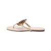 Tory Burch Women's Leather Double T Logo Flat Sandals
