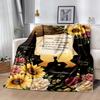 Mom's Gratitude And Love Blanket Suitable for Sofas,travel, Living Rooms Also a Good Gift for Friends and Family Suitable for All Seasons.
