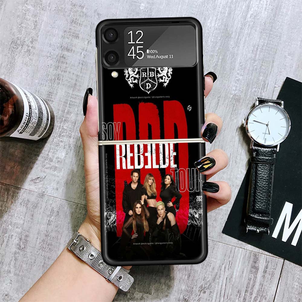 

F-Fashion RBD R-Rebelde Cases For Samsung Galaxy Z Flip 4 5 6 7 3 Z Flip7 Flip6 Flip4 Flip5 Flip3 5G Hard Shockproof Fundas Cove Samsung Z Flip