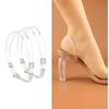 2Pcs Rhinestones High Heel Adjustable Shoe Belt for Women Antiskid Ankle Support Straps with Elastic Band Shoe Straps