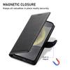 DF-012 For Samsung Galaxy S24 Case Litchi Texture Leather Wallet Stand Phone Cover