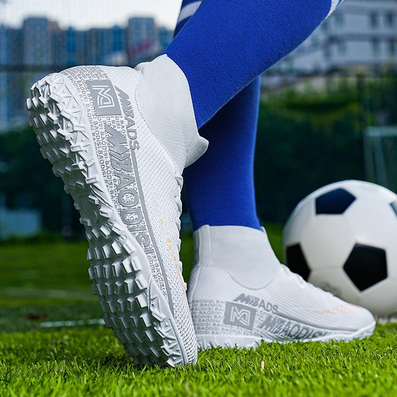 Men Football Shoes Indoor Training Football Field Boots Professional Fast Original Soccer Shoes Society Cleats Sneaker Non-Slip