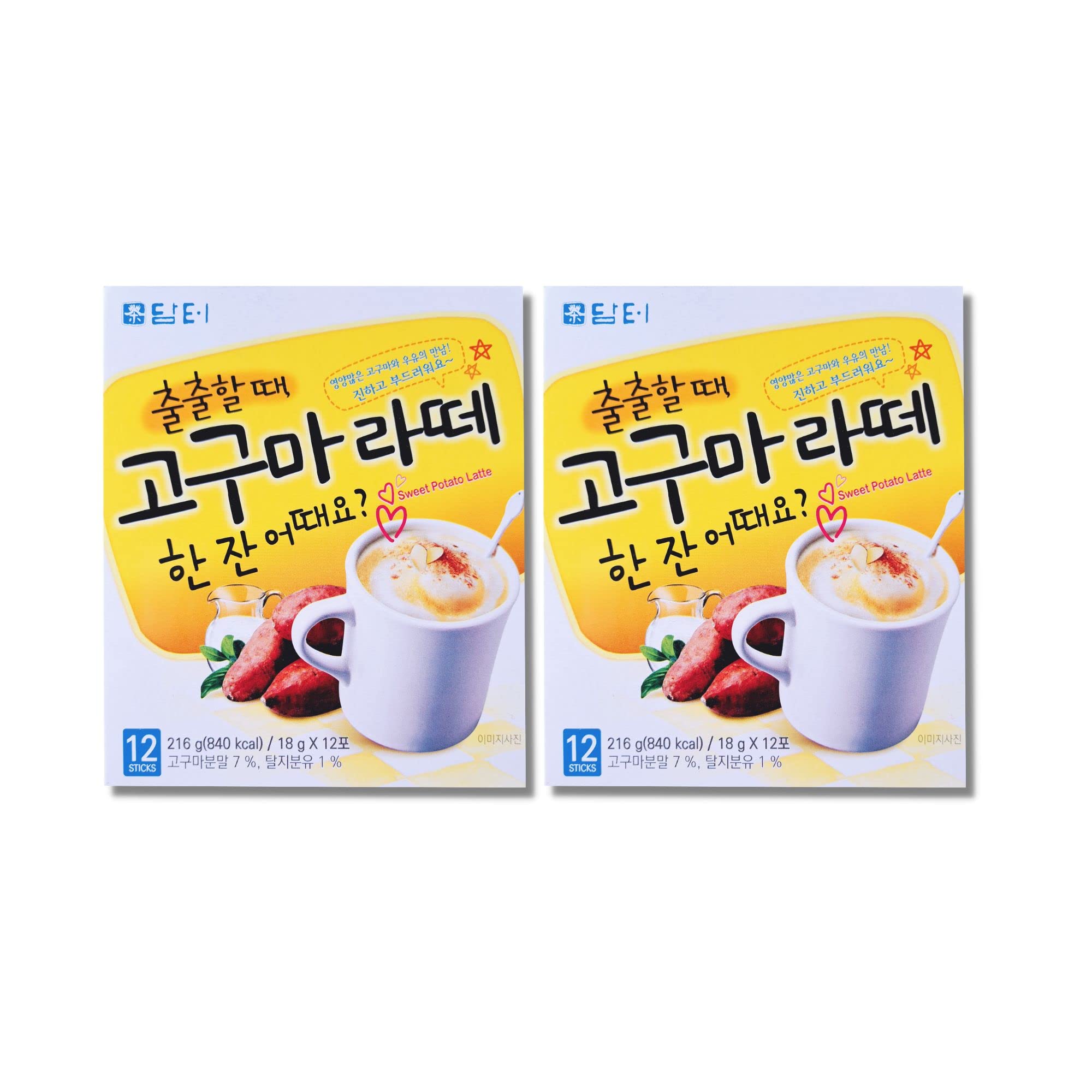 

DAMT sweet potato latte 2 box set x 12 Officially imported from Japan (18g packets)