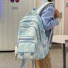 Schoolbag New High School and High School Students High Value Schoolbag Korean Version Star Backpack Large Capacity Simple Trend Double Backpack
