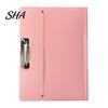 A3 File Organizer Folder for Size Paper, Document Holder with Metal Exam Paper Clip, Solid Color Clipboard Home School Office Supplies